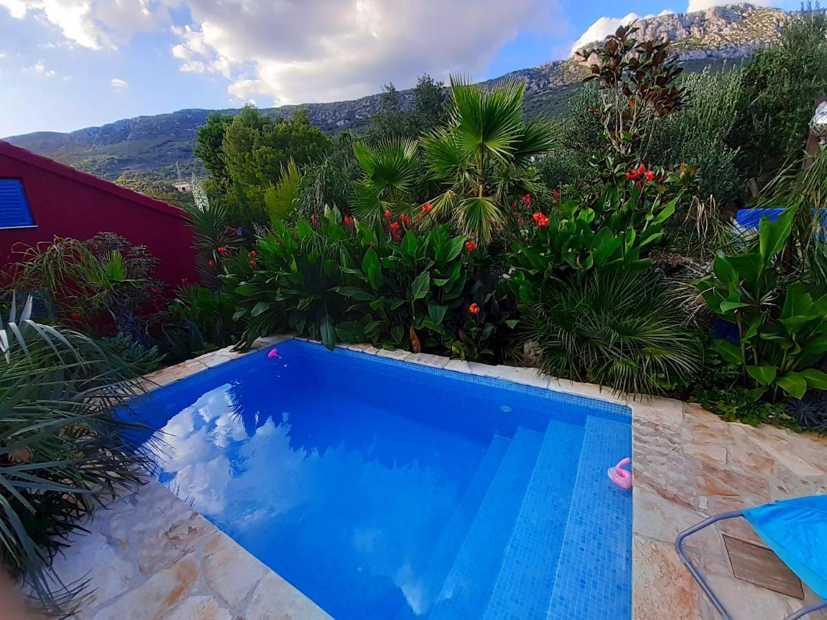 Villa Tropica, Total Privacy, Tropical Garden And Private Pool Kaštela Exteriör bild